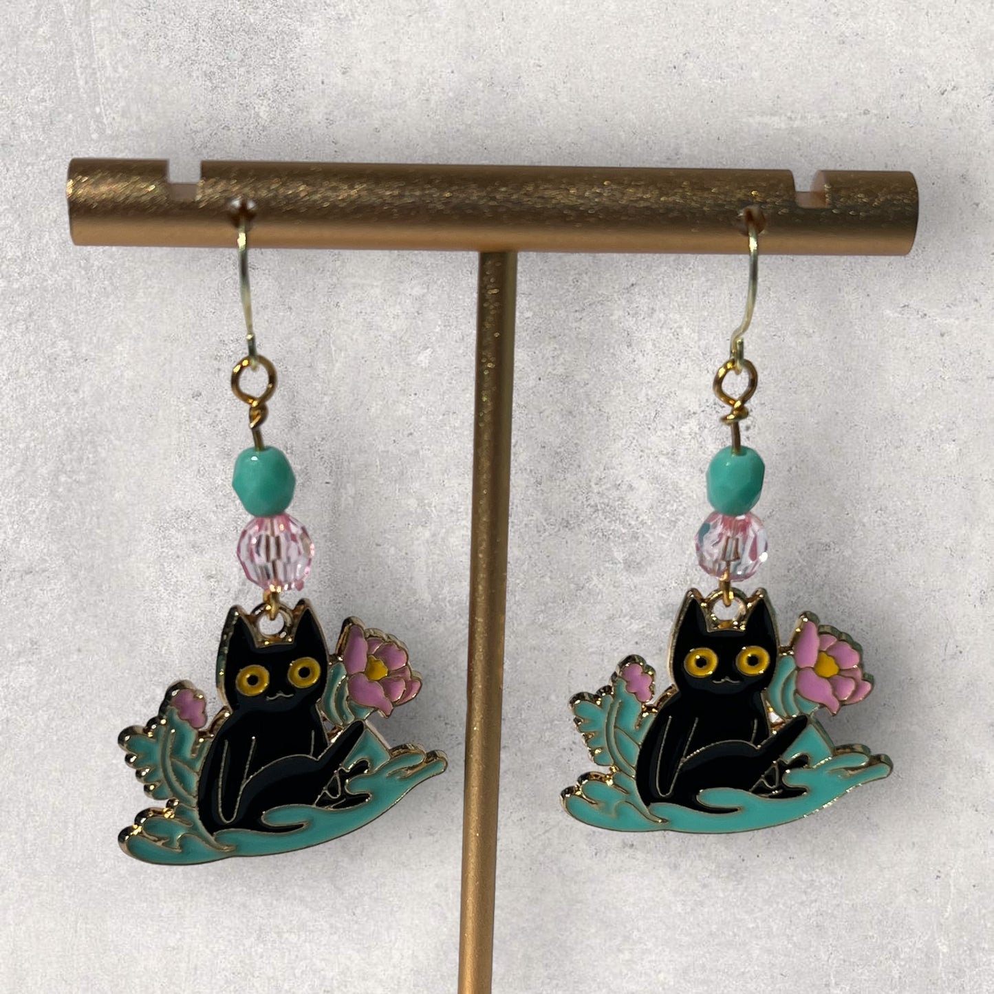 Whimsical Garden Cat